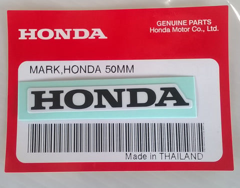 Honda Mark 50mm Decal Sticker Logo Badge 100% Genuine Original - Black/White