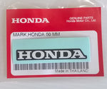 Honda Mark 50mm Decal Sticker Logo Badge 100% Genuine Original - White/Black