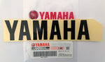 GENUINE YAMAHA 160mm x 37mm BLACK DECAL STICKER BADGE LOGO