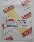 YAMAHA 100mm x 23mm DECAL STICKER BADGE LOGO - BLACK