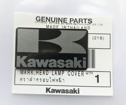 Original KAWASAKI ' K ' Mark Sticker Decal 42mm x 24mm