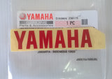 GENUINE YAMAHA 200mm x 45mm RED DECAL STICKER BADGE LOGO