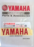 GENUINE YAMAHA 200mm x 45mm RED DECAL STICKER BADGE LOGO