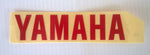 GENUINE YAMAHA 200mm x 45mm RED DECAL STICKER BADGE LOGO