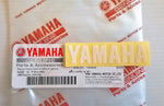 GENUINE YAMAHA 60mm x 15mm WHITE DECAL STICKER BADGE LOGO