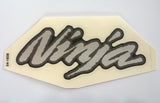 Kawasaki 100% GENUINE ORIGINAL NINJA Fuel Tank Sticker Decal Silver / Grey / Black